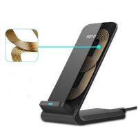 Бездротова зарядка-підставка Wireless charger Fast Charge зарядний пристрій дві котушки, Док-станція