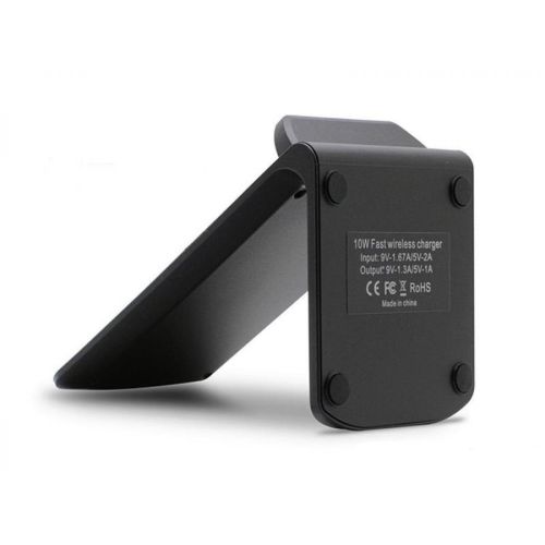 Бездротова зарядка-підставка Wireless charger Fast Charge зарядний пристрій дві котушки, Док-станція