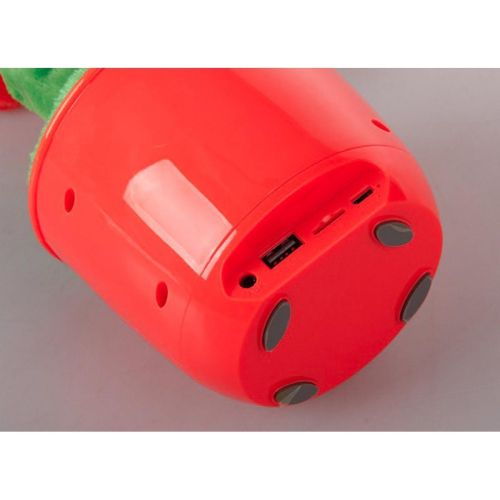 Портативная Bluetooth колонка Dancing Flower G26, Red, Танцующий и поющий цветок красная