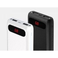 Портативний зарядний Power Bank Awei P70k 20000 mAh Black, чорні