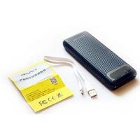 Портативний зарядний Power Bank Awei P70k 20000 mAh Black, чорні