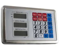 Електронне табло, голова для ваг 300кг Matarix ACS G5 з дисплеєм, Дисплей Спартак до ваг до 300 кг з металевими кнопками