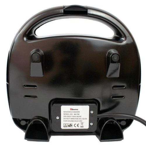 Сендвичница бутербродниця мультипекарь 4 в 1 Domotec MS-7704 1000W 4в1 сіра гриль, вафельниця, Горішниця 1000 вт