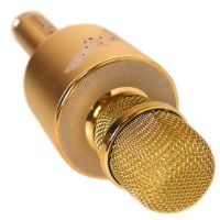Бездротовий мікрофон караоке bluetooth yoso YS - 66 Gold, Золотий
