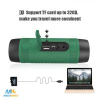 Велосипедная водонепроницаемая bluetooth колонка с фонариком Zealot S1 креплением на руль с power bank