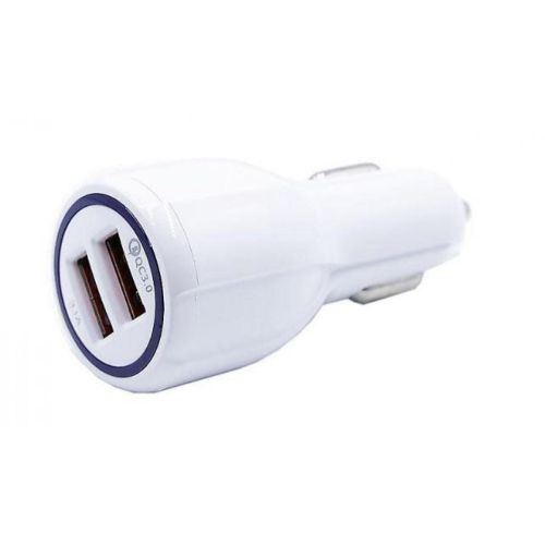 Автомобильное зарядное устройство на 2 USB QC3.0 UKC SY-681 12-32V 35W 3.1A от прикуривателя