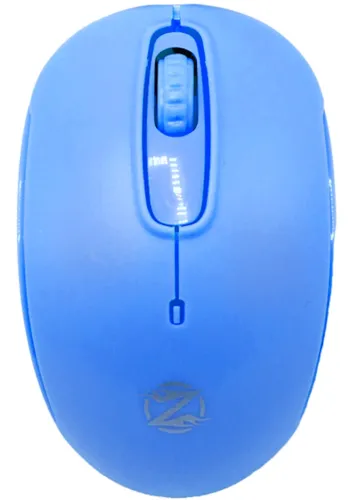 Бездротова Bluetooth мишка ZornWee W110 Blue для комп'ютера і ноутбука, Ігрова комп'ютерна блютуз миша 2.4GHZ USB для ПК від батарейок Синя