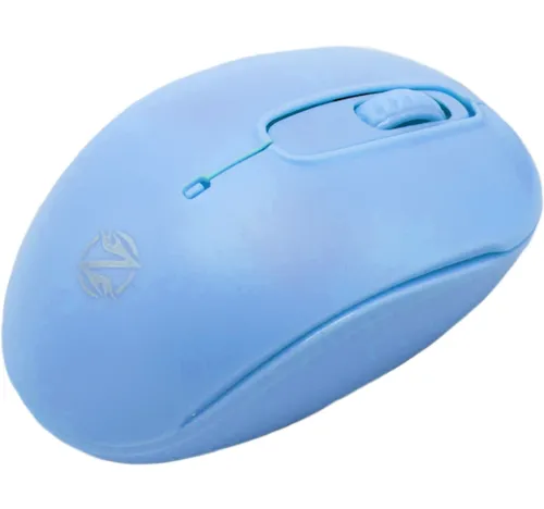 Бездротова Bluetooth мишка ZornWee W110 Blue для комп'ютера і ноутбука, Ігрова комп'ютерна блютуз миша 2.4GHZ USB для ПК від батарейок Синя