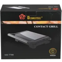 Електричний гриль Domotec MS-7708 1000W контактний притискної електрогриль для м'яса і овочів, сендвичница, бутербродниця з антипригарним покриттям