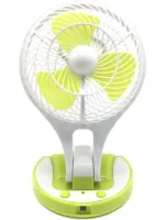 Настільний складаний вентилятор з лампою Handy Mini Fan JR-5580 12V 220V з LED підсвічуванням від акумуляторів 18650 акумуляторний міні-вентилятор