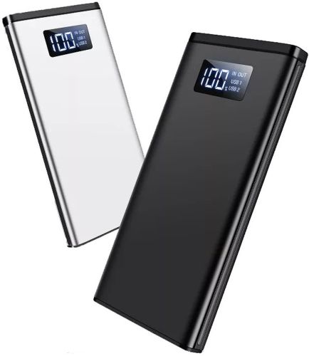 Внешний портативный аккумулятор Power Bank Joyroom D-M190 10000 mAh 2.1A Black c LCD дисплеем, повербанк, портативное зарядное