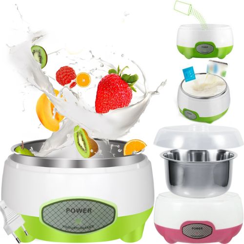Автоматична йогуртниця Yogurt Maker Machine 15W 1000 мл апарат для приготування 7 видів домашнього йогурту, кисломолочних продуктів від мережі 1 л