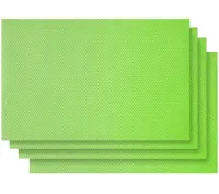 Антибактериальные силиконовые коврики 4 шт для полок холодильника Tescoma 4FOOD 45x30 см, Набор универсальных ковриков салфеток для полочек
