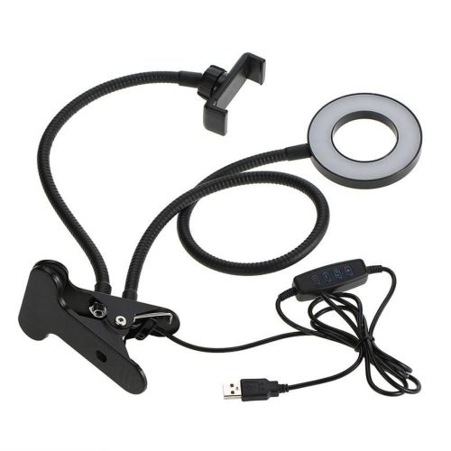 Держатель на гибкой ножке для мобильного телефона с Led подсветкой Professional Live Streaming