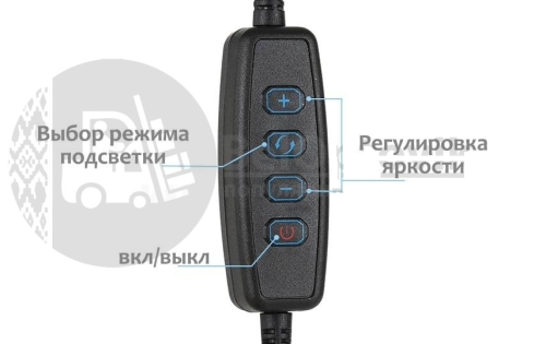 Держатель на гибкой ножке для мобильного телефона с Led подсветкой Professional Live Streaming