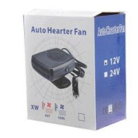 Автомобільний обігрівач салону від прикурювача Auto Heater HJ - 703 Fan 12 volt DC 200W авто дуйка, Тепловентилятор автодуйка 200 Вт Чорний