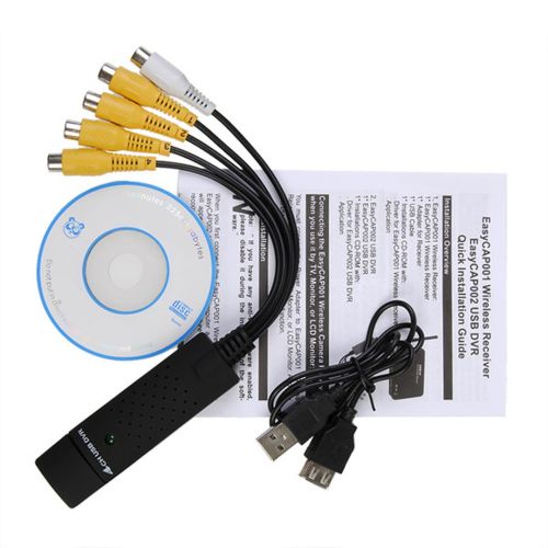 4х канальний EasyCAP карта відеозахоплення USB2.0 Easy Cap