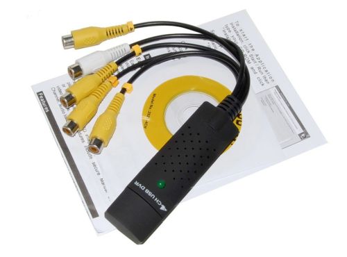 4х канальний EasyCAP карта відеозахоплення USB2.0 Easy Cap