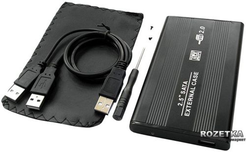 Зовнішня кишеня Grand-X U25 для 2,5 " USB 2.0 SATA HDD диска External Case для жорсткого диска