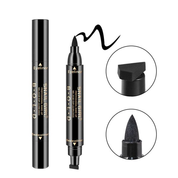 Водостійка двостороння підводка для очей B. O. L. D Snail Girl Eyeliner 221a / 221B штамп для стрілки Handaiyan BOLD