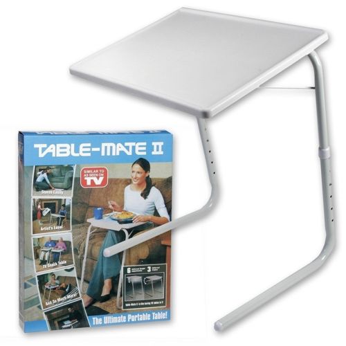 Мобільний складаний столик для ноутбука і їжі Table Mate 2 з регулюванням висоти і нахилом