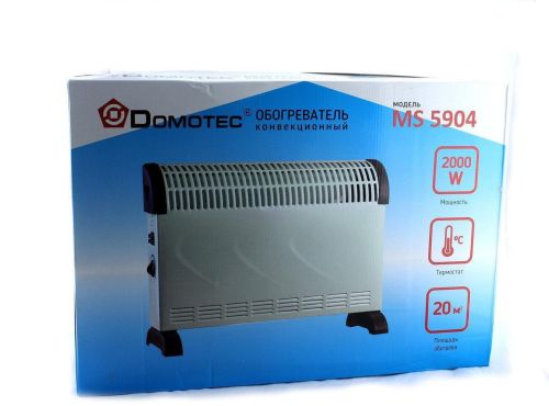 Підлоговий електричний конвектор Domotec MS-5904 2000W конвекторний обігрівач 2000W