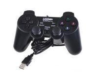 Проводной USB джойстик для ПК DualShock Corpus DJ-208 PC GamePad c вибро для компьютера