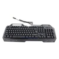 USB провідна комп'ютерна клавіатура Kronos KW - 900 з підсвічуванням Black