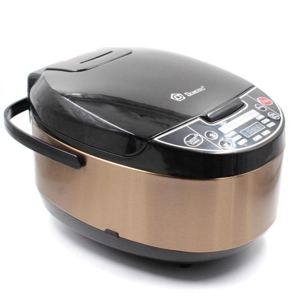 Мультиварка Domotec MS-7723 900W Gold Steel з фритюрницею на 5 літрів 11 програм