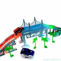 Гоночний трек Magic Tracks Mega Set на 360 деталей дитячий гнучкий трек Меджик Трек