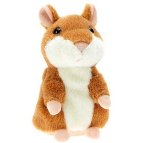 Интерактивная игрушка говорящий хомяк Woody O'Time WT0502 Brown, повторяет слова коричневый