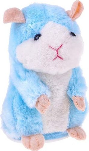 Интерактивная игрушка говорящий хомяк Woody O'Time WT0502 Blue, повторяет слова, хомячок повторюшка голубой