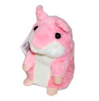 Интерактивная игрушка говорящий хомяк Woody O'Time WT0502 Pink, повторяет слова, хомячок повторюшка розовый