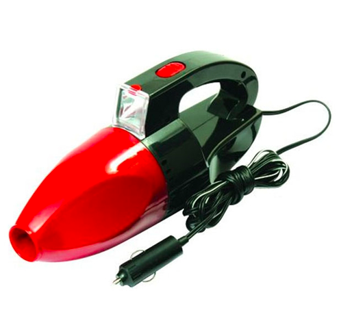 Автомобільний міні пилосос Kioki Car Vacuum Cleaner Red 12V 130W Автопилосос з ліхтарем працює від прикурювача Червоний