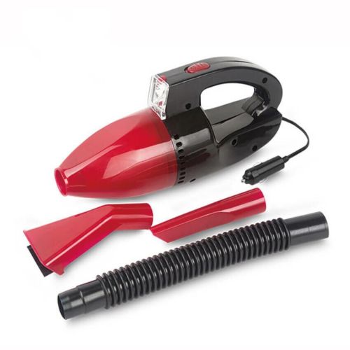 Автомобільний міні пилосос Kioki Car Vacuum Cleaner Red 12V 130W Автопилосос з ліхтарем працює від прикурювача Червоний