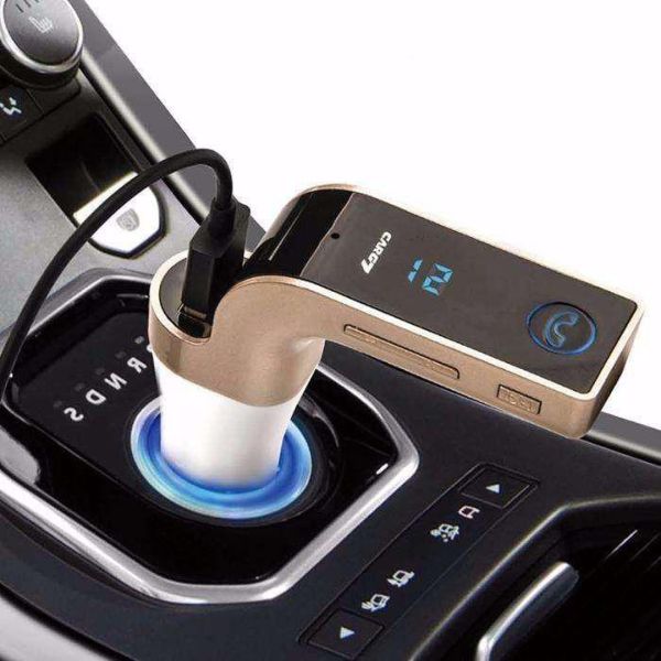 Автомобільний FM модулятор Protech Car G7 Black ФМ трансмітер з Bluetooth