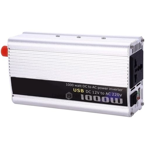 Автомобільний інвертор 12v-220v 1000W перетворювач напруги, 12В 220В 1000Вт