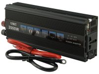 Автомобільний інвертор UKC AC / DC 12V-220V 2000W, авто перетворювач струму 12В 220В 2000Вт (12V 220V)