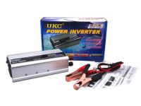 Автомобильный преобразователь напряжения UKC SAA-1500W 12V-230V 1500W авто инвертор в коробке