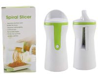 Ручна терка овочерізка GRATER Sunkist Spiral Sliser, спіральна терка для моркви по-корейськи, овочів і фруктів, Спіральний слайсер Зелений