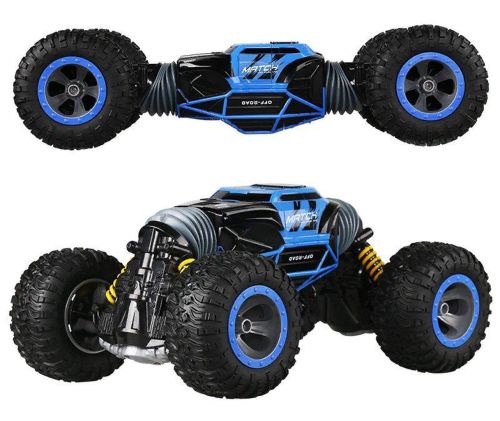 Машинка перевертиш на радіокеруванні Hyper Leopard King UD2169A Blue Машинка-перевертиш Леопард синя