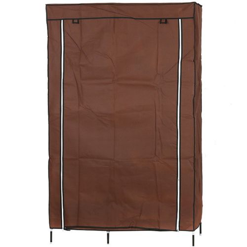 Тканинний шафа-органайзер для речей Storage Wardrobe HCX 88105 brown 105*45*175 см KM-105