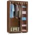 Тканинний шафа-органайзер для речей Storage Wardrobe HCX 88105 brown 105*45*175 см KM-105