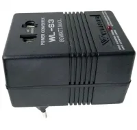 Універсальний понижувальний адаптер перетворювач напруги Wenle WL-S3 2в1 220V-110V 220v-110v конвертер 220В-110В з перемикачем у розетку
