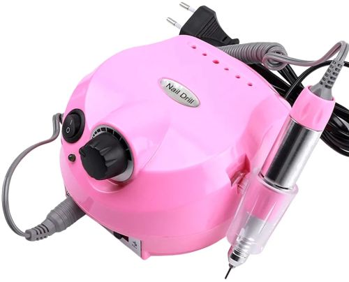 Фрезер для манікюру і педикюру Beauty Nail Dm - 202 35000 об/хв апарат для обробки нігтів з насадками 6 в 1 манікюрний апаратний набір з фрезами