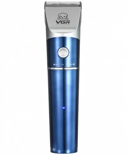 Професійна бездротова машинка для стрижки тварин VGR V-098 Pro акумуляторна для грумінгу собак і кішок 2 швидкості 4 насадки з індикатором