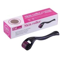 Мезороллер Skin Roller System на 540 титановых иголок от морщин для кожи, Роллер для микроигловой мезотерапии лица и тела Роликовый массажер