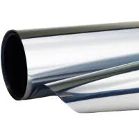 Самоклеюча дзеркальна плівка для вікон Proffilms Silver 20 2м x 90см для захисту від сонячних променів, Тонувальна 200x90см від сонця на вікна