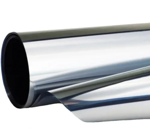 Самоклеюча дзеркальна плівка для вікон Proffilms Silver 20 2м x 90см для захисту від сонячних променів, Тонувальна 200x90см від сонця на вікна