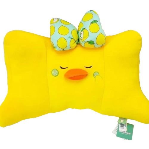 Набір подушок для дитини каченята duck NJ-009, Дитячі подушки качечки звичайна і Дорожня, Дитяча туристична подушка Качка для подорожей в машину